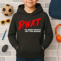 Peyton Watson Wearing P.Wat Too Keep Points Off The Board Kids Hoodie