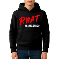 Peyton Watson Wearing P.Wat Too Keep Points Off The Board Kids Hoodie