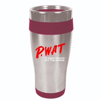 Peyton Watson Wearing P.Wat Too Keep Points Off The Board 16oz Travel Tumbler