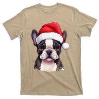 Pug Xmas Decoration Santa Hat Dog Christmas Funny Pug T-Shirt