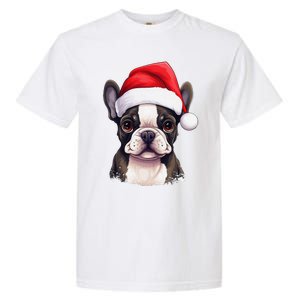 Pug Xmas Decoration Santa Hat Dog Christmas Funny Pug Garment-Dyed Heavyweight T-Shirt