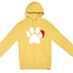 Paw Xmas Dog Christmas Funny Family Matching Outfits Dogs Premium Pullover Hoodie