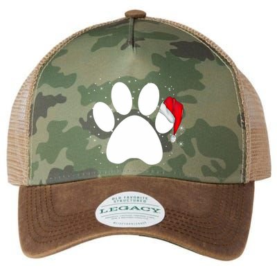Paw Xmas Dog Christmas Funny Family Matching Outfits Dogs Legacy Tie Dye Trucker Hat
