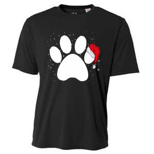 Paw Xmas Dog Christmas Funny Family Matching Outfits Dogs Cooling Performance Crew T-Shirt