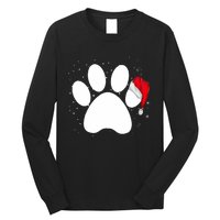 Paw Xmas Dog Christmas Funny Family Matching Outfits Dogs Long Sleeve Shirt