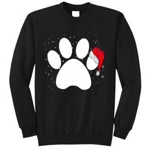 Paw Xmas Dog Christmas Funny Family Matching Outfits Dogs Sweatshirt