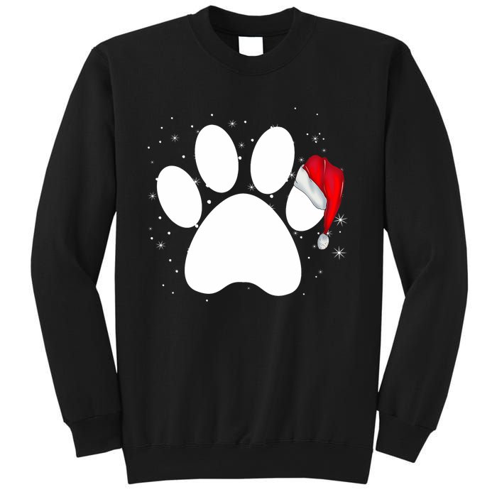 Paw Xmas Dog Christmas Funny Family Matching Outfits Dogs Sweatshirt