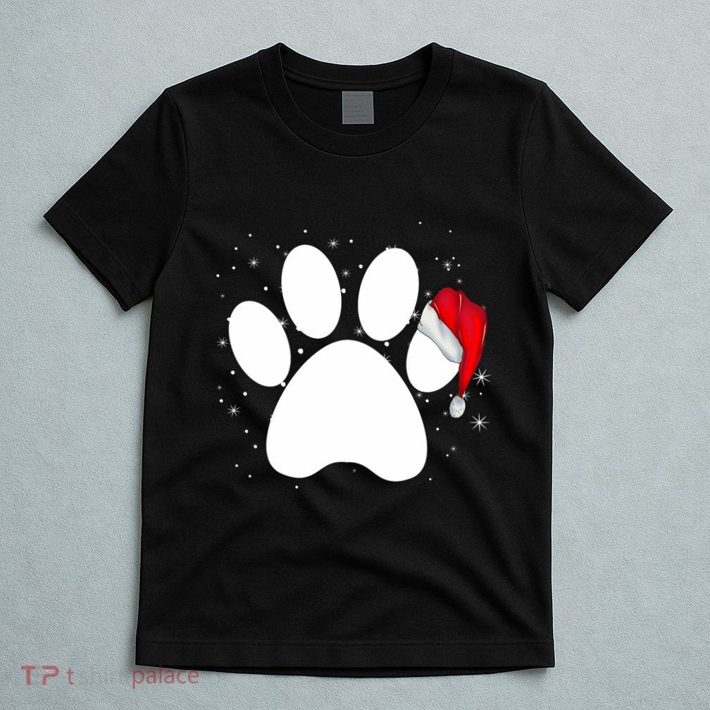 Paw Xmas Dog Christmas Funny Family Matching Outfits Dogs T-Shirt