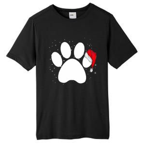 Paw Xmas Dog Christmas Funny Family Matching Outfits Dogs Tall Fusion ChromaSoft Performance T-Shirt