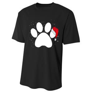 Paw Xmas Dog Christmas Funny Family Matching Outfits Dogs Performance Sprint T-Shirt