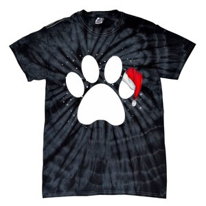 Paw Xmas Dog Christmas Funny Family Matching Outfits Dogs Tie-Dye T-Shirt