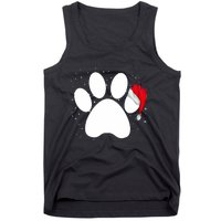 Paw Xmas Dog Christmas Funny Family Matching Outfits Dogs Tank Top