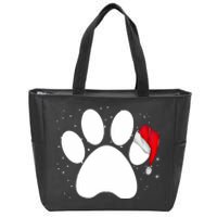 Paw Xmas Dog Christmas Funny Family Matching Outfits Dogs Zip Tote Bag