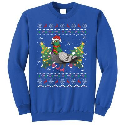 Pigeon Xmas Gift Ugly Pigeon Christmas Gift Tall Sweatshirt