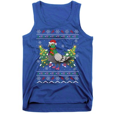 Pigeon Xmas Gift Ugly Pigeon Christmas Gift Tank Top