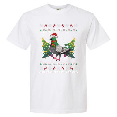 Pigeon Xmas Gift Ugly Pigeon Christmas Gift Garment-Dyed Heavyweight T-Shirt