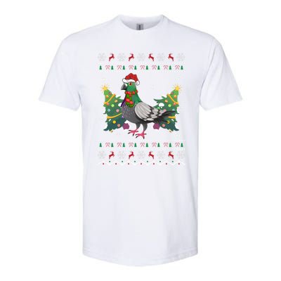 Pigeon Xmas Gift Ugly Pigeon Christmas Gift Softstyle CVC T-Shirt