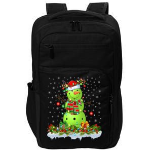 Pickleball Xmas Lighting Funny Snow Pickleball Christmas Meaningful Gift Impact Tech Backpack