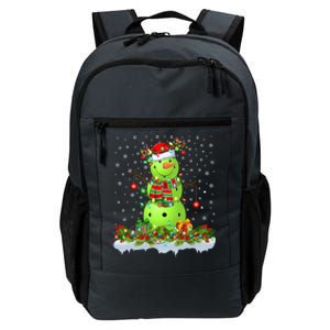 Pickleball Xmas Lighting Funny Snow Pickleball Christmas Meaningful Gift Daily Commute Backpack