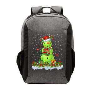 Pickleball Xmas Lighting Funny Snow Pickleball Christmas Meaningful Gift Vector Backpack