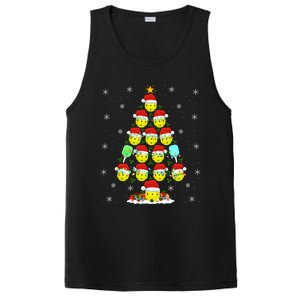 Pickleball Xmas Lighting Santa Pickleball Christmas Tree Gift PosiCharge Competitor Tank