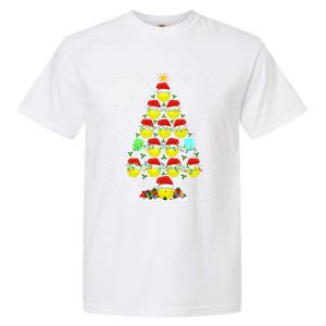 Pickleball Xmas Lighting Santa Pickleball Christmas Tree Gift Garment-Dyed Heavyweight T-Shirt