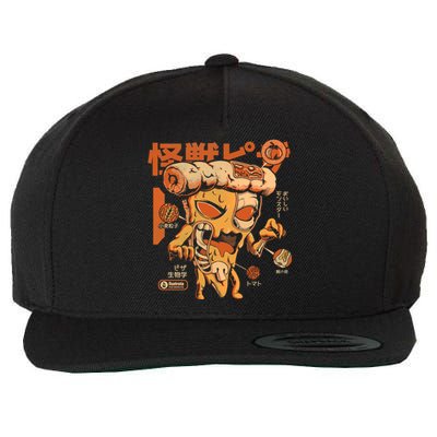 Pizzazilla Xray Wool Snapback Cap