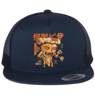 Pizzazilla Xray Flat Bill Trucker Hat