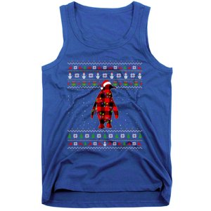 Penguin Xmas Redplaid Penguin Ugly Christmas Pajamas Gift Tank Top