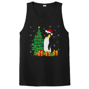 Penguin Xmas Tree Lighting Santa Penguin Christmas PosiCharge Competitor Tank