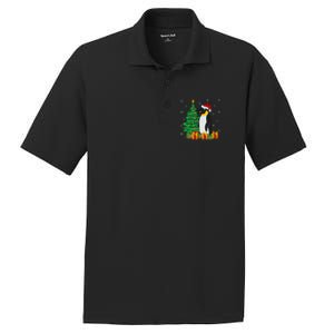 Penguin Xmas Tree Lighting Santa Penguin Christmas PosiCharge RacerMesh Polo