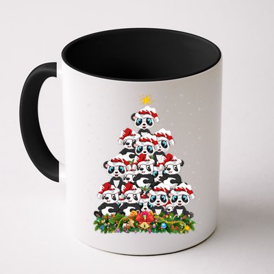 Panda Xmas Tree Lighting Santa Panda Christmas Gift Mug