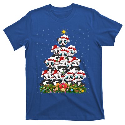 Panda Xmas Tree Lighting Santa Panda Christmas Gift T-Shirt