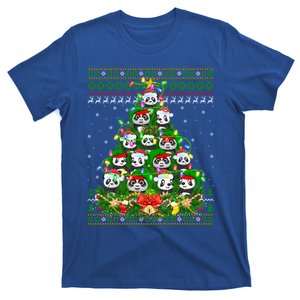 Panda Xmas Tree Lighting Ugly Panda Christmas Cute Gift T-Shirt