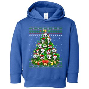 Panda Xmas Tree Lighting Ugly Panda Christmas Cute Gift Toddler Hoodie