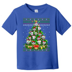 Panda Xmas Tree Lighting Ugly Panda Christmas Cute Gift Toddler T-Shirt