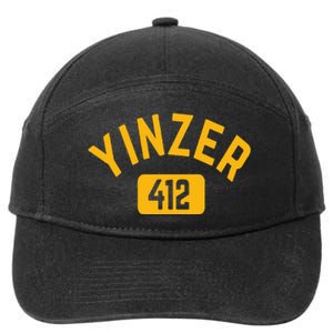 Pittsburgh Yinzer 412 Sl City Yinz Pennsylvania Home 7-Panel Snapback Hat