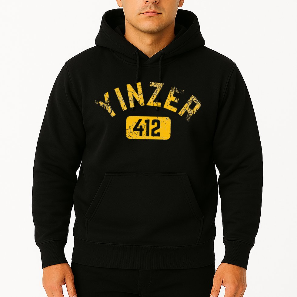 Pittsburgh Yinzer 412 Sl City Pennsylvania Funny Vintage Hoodie