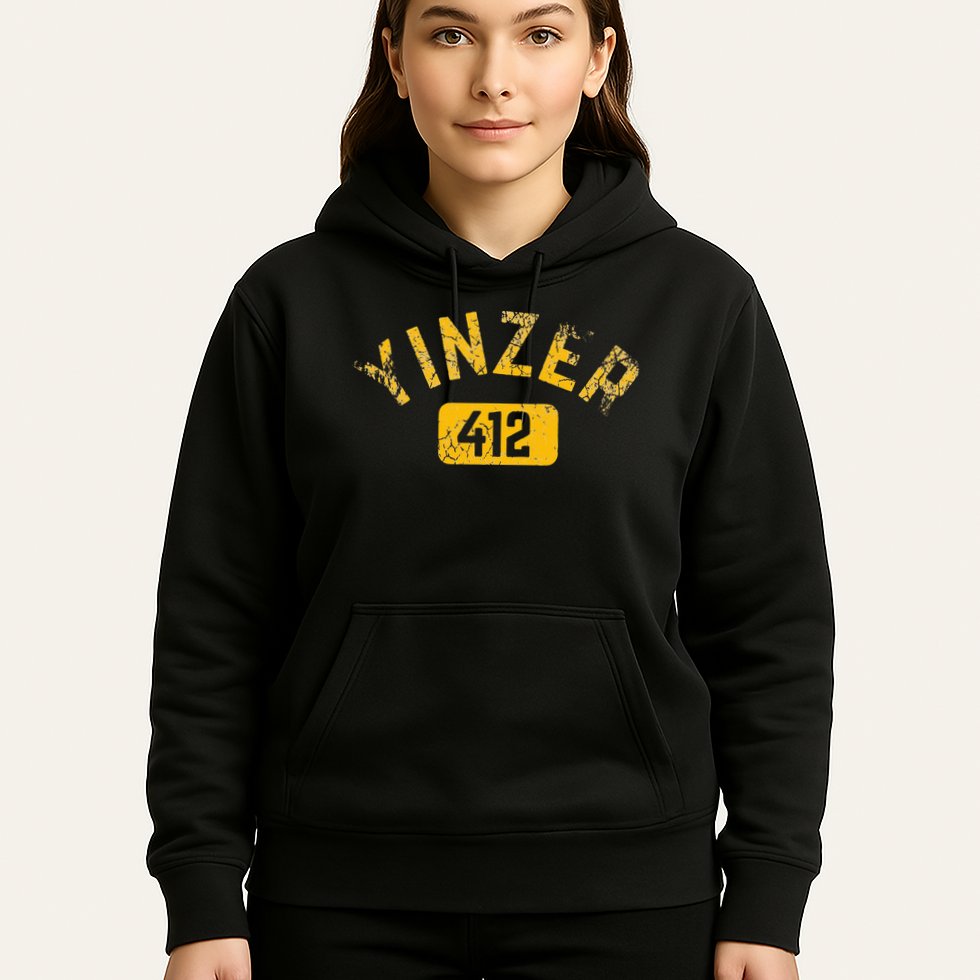 Pittsburgh Yinzer 412 Sl City Pennsylvania Funny Vintage Hoodie