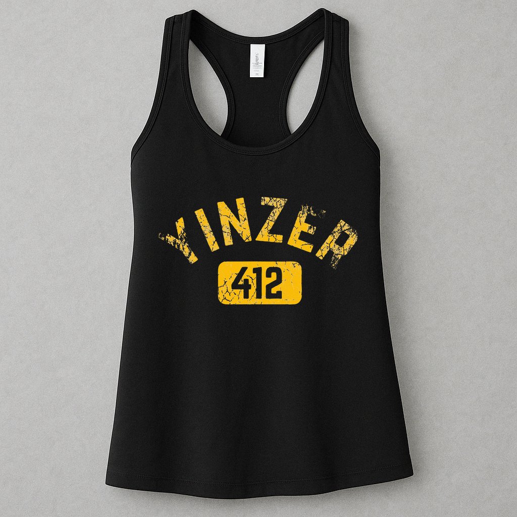 Pittsburgh Yinzer 412 Sl City Pennsylvania Funny Vintage Womens Tank Top