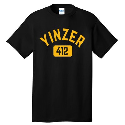 Pittsburgh Yinzer 412 Sl City Yinz Pennsylvania Home Tall T-Shirt