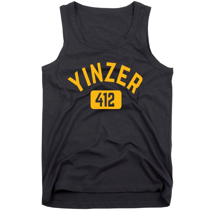 Pittsburgh Yinzer 412 Sl City Yinz Pennsylvania Home Tank Top