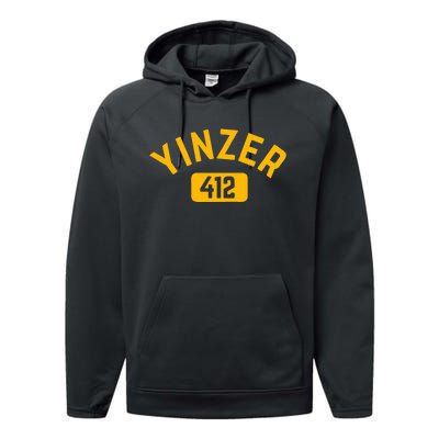 Pittsburgh Yinzer 412 Steel City Yinz Pennsylvania Home Performance Fleece Hoodie