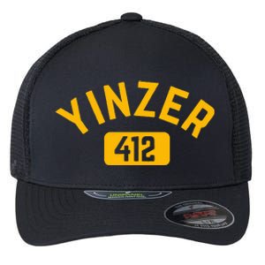 Pittsburgh Yinzer 412 Steel City Yinz Pennsylvania Home Flexfit Unipanel Trucker Cap