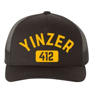 Pittsburgh Yinzer 412 Steel City Yinz Pennsylvania Home Yupoong Adult 5-Panel Trucker Hat