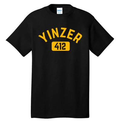 Pittsburgh Yinzer 412 Steel City Yinz Pennsylvania Home Tall T-Shirt