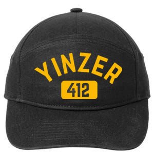 Pittsburgh Yinzer 412 Steel City Yinz Pennsylvania Home 7-Panel Snapback Hat