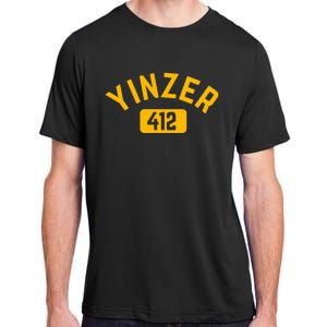 Pittsburgh Yinzer 412 Steel City Yinz Pennsylvania Home Adult ChromaSoft Performance T-Shirt