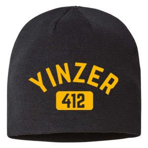 Pittsburgh Yinzer 412 Steel City Yinz Pennsylvania Home Sustainable Beanie