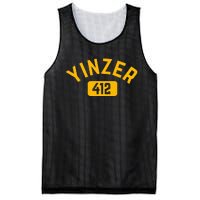 Pittsburgh Yinzer 412 Steel City Yinz Pennsylvania Home Mesh Reversible Basketball Jersey Tank